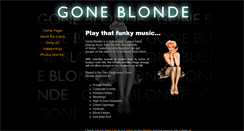 Desktop Screenshot of goneblondeband.com